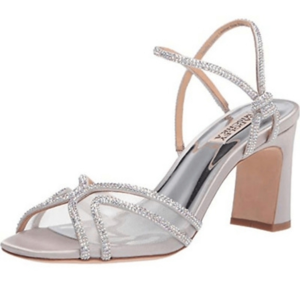 Badgley Mishka Hey Satin Heels